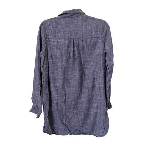 MADEWELL Chambray Button Down Tunic Sz Small - Picture 2 of 4